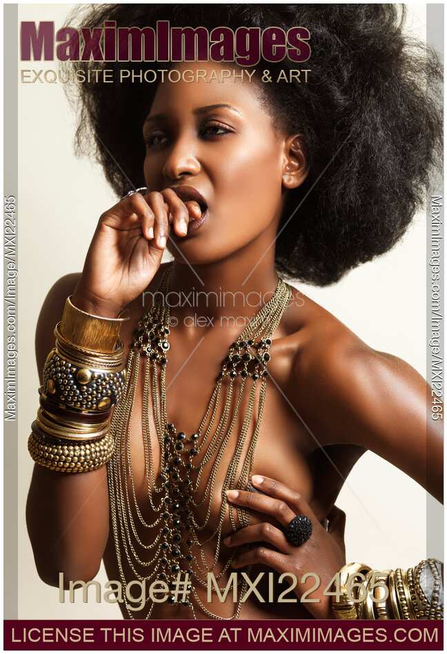 Beautiful Young Woman Wearing Jewelry