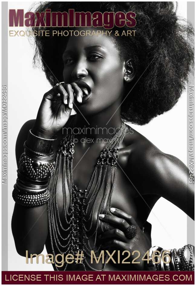 Beautiful Young Woman Wearing Jewelry