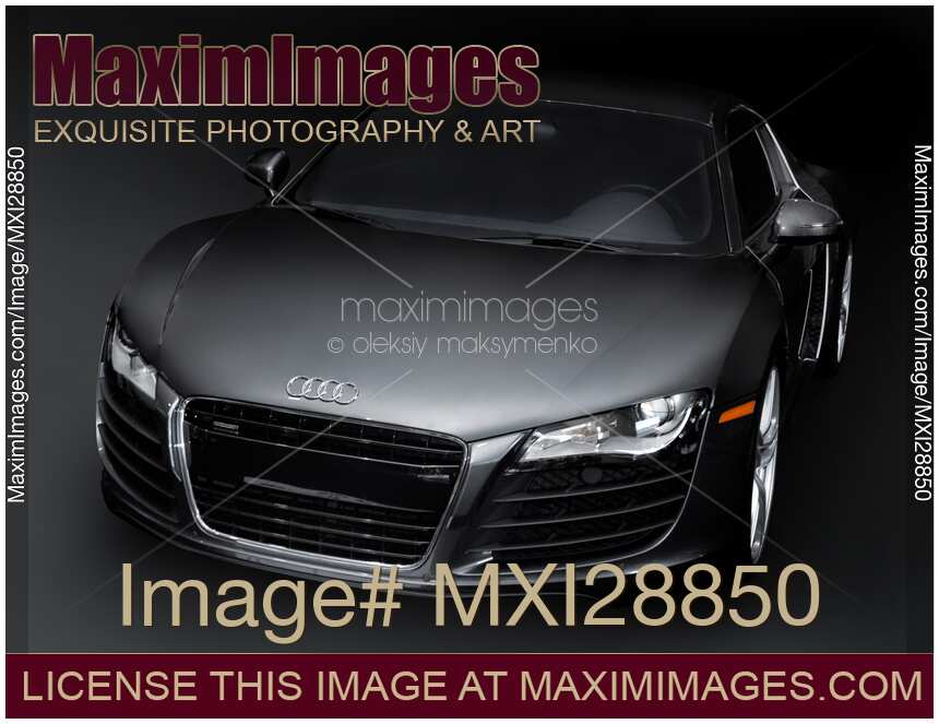 Black Audi R8 Sports Car