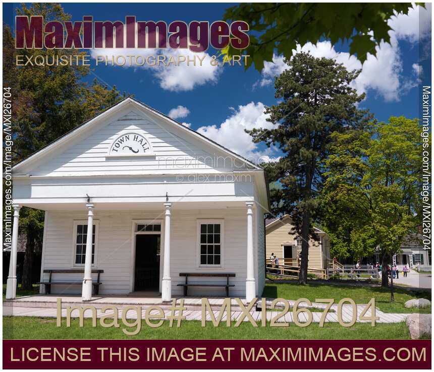 Black Creek Pioneer Village town hall