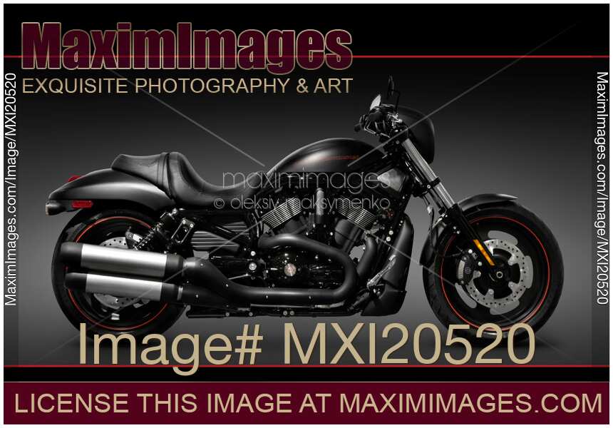 Black Harley Davidson VRSCD Night Rod motorcycle