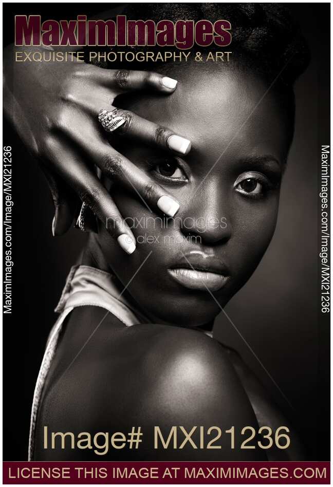 Black Woman Expressive Portrait