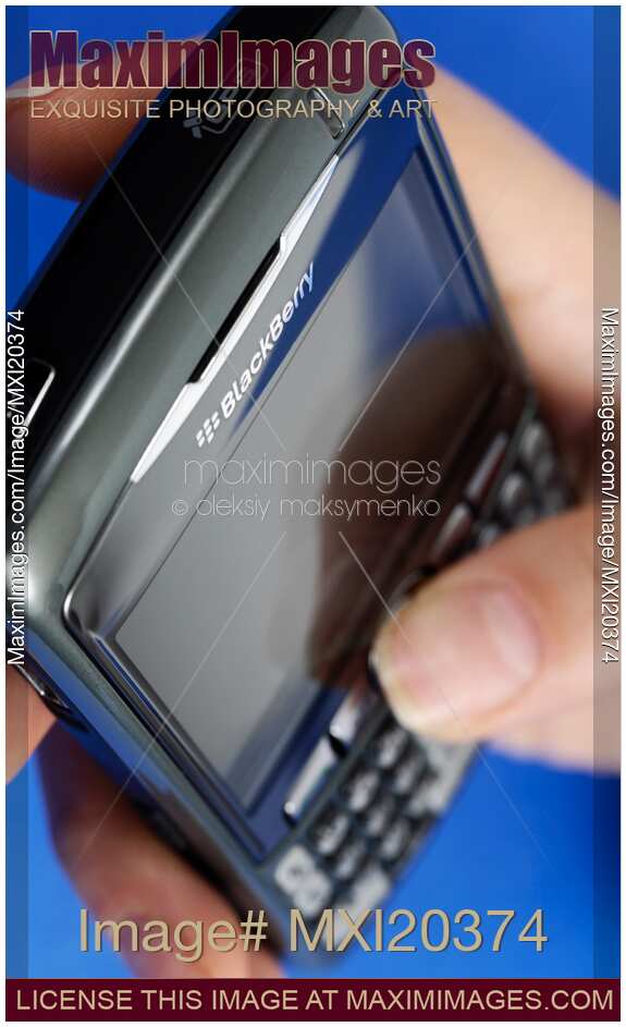 BlackBerry 8310 Curve Smartphone in a Hand