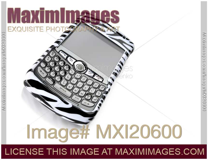 BlackBerry in a Fancy Zebra Cover