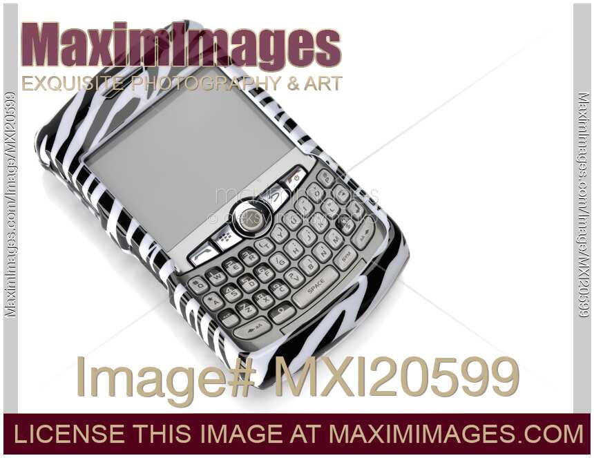 BlackBerry in Zebra Case