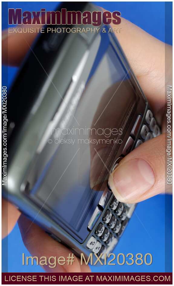 BlackBerry Smartphone in Hand