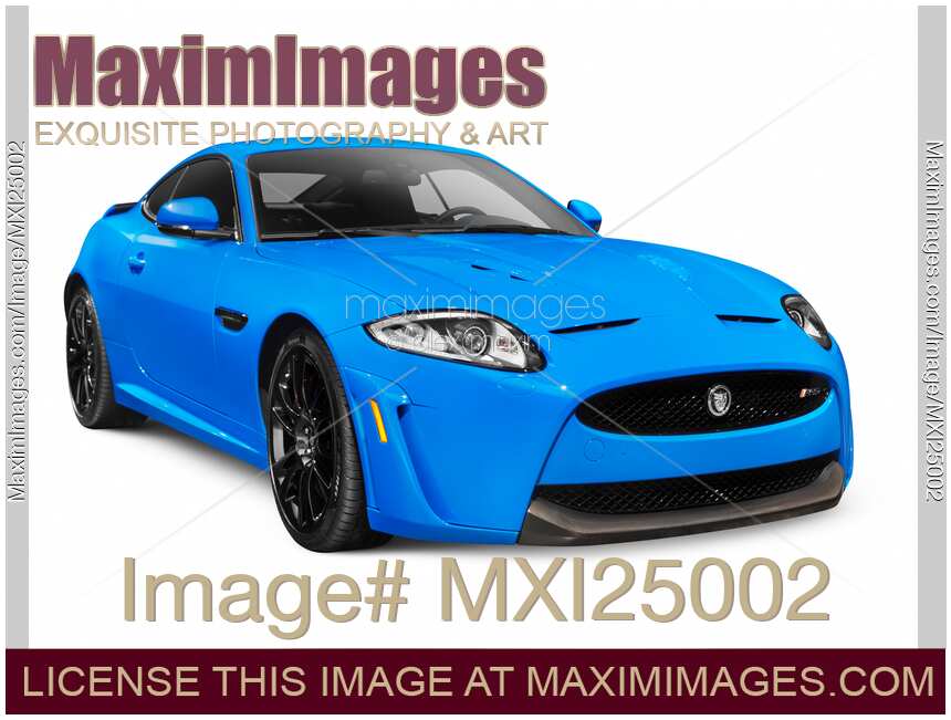 Blue 2013 Jaguar XKR-S Luxury Car