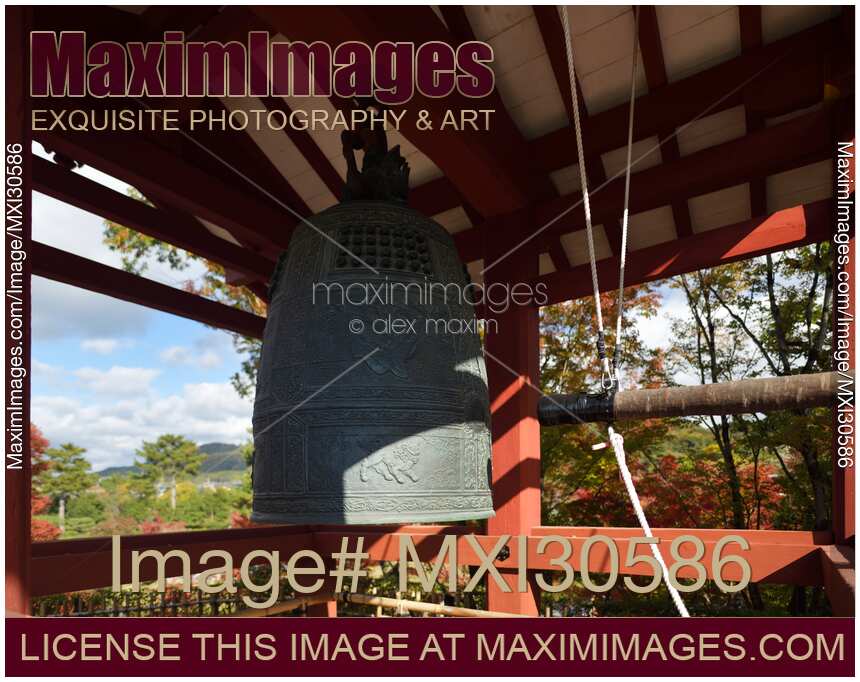 Bon-sho Sacred Bell at Byodo-in Buddhist temple in Japan