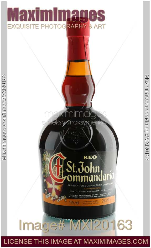 Bottle of Commandaria Wine