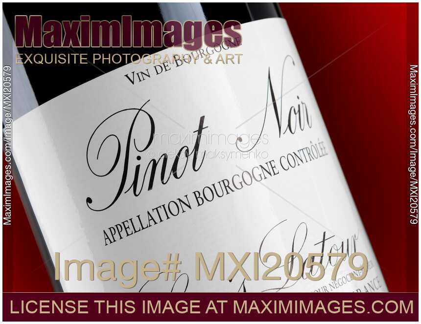 Bottle of Pinot Noir