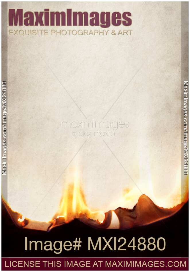 Burning Paper Background