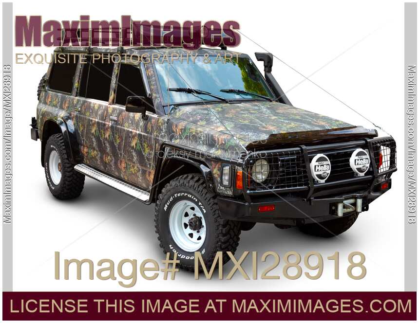 Camouflaged Nissan Patro