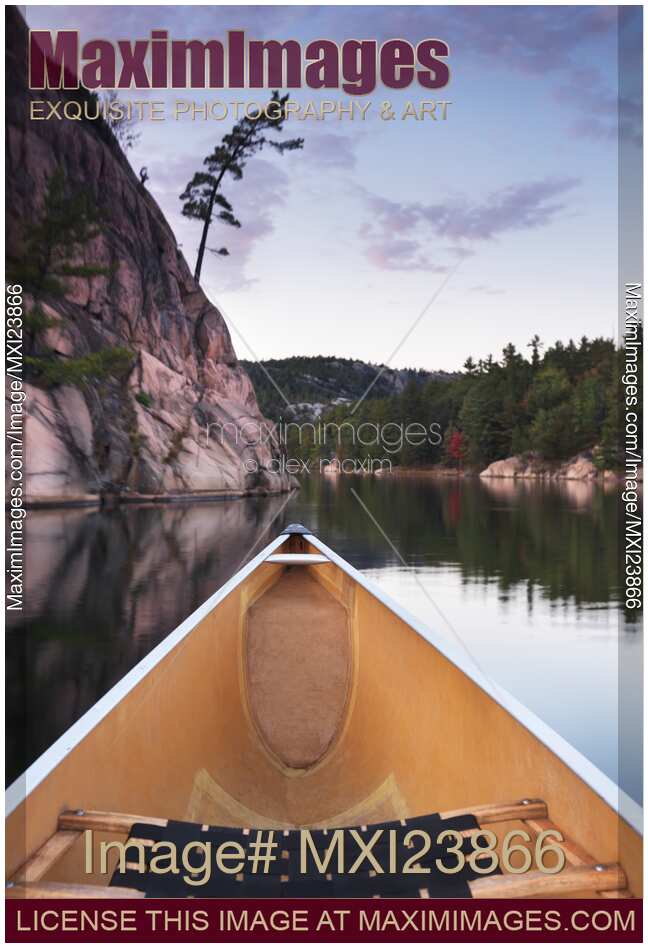 Canoeing in Ontario Provincial Park