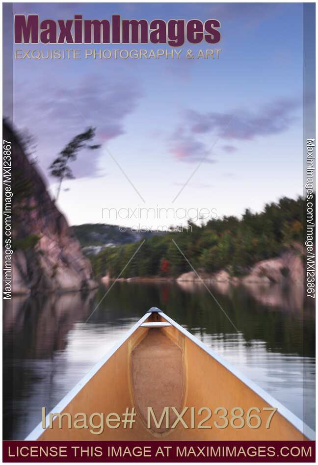Canoeing in Ontario Provincial Park