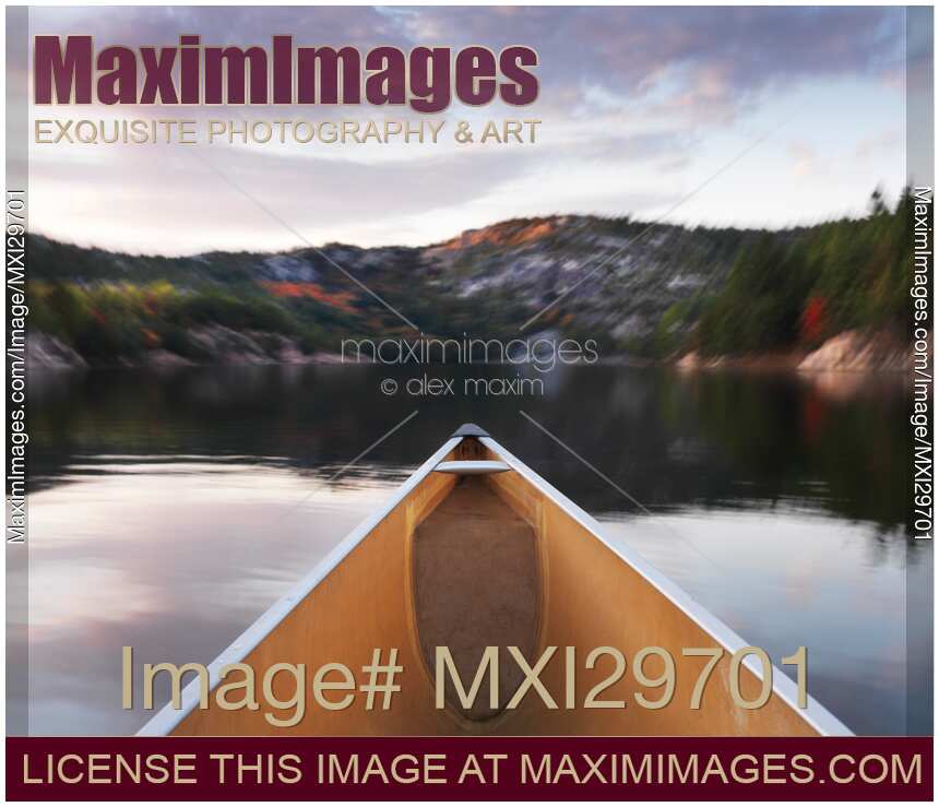 Canoeing in Ontario Provincial Park