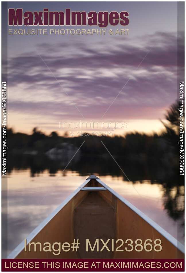 Canoeing in Twilight