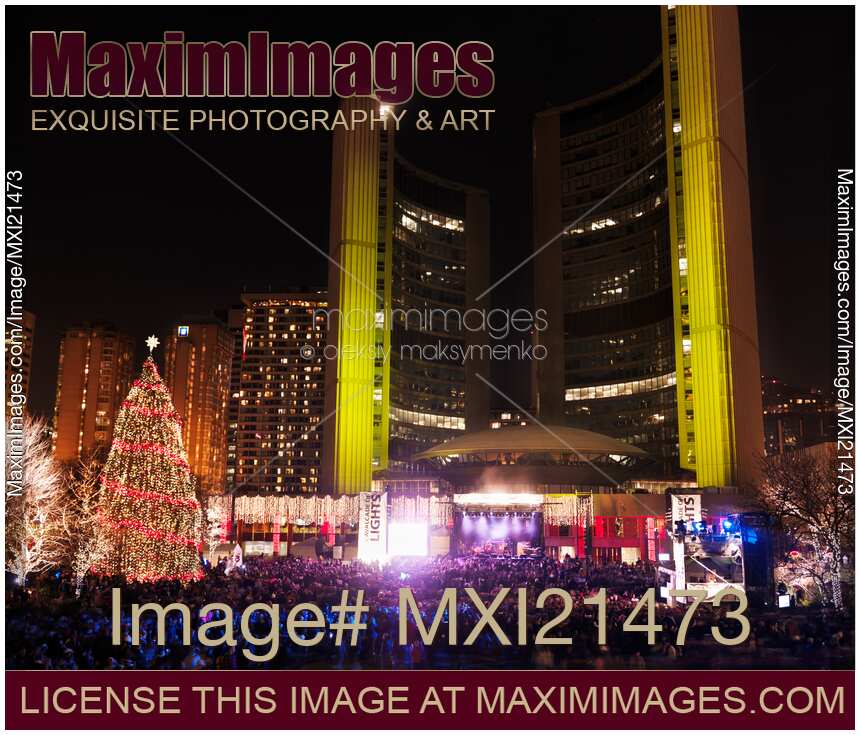 Cavalcade of Lights at Toronto City Hall