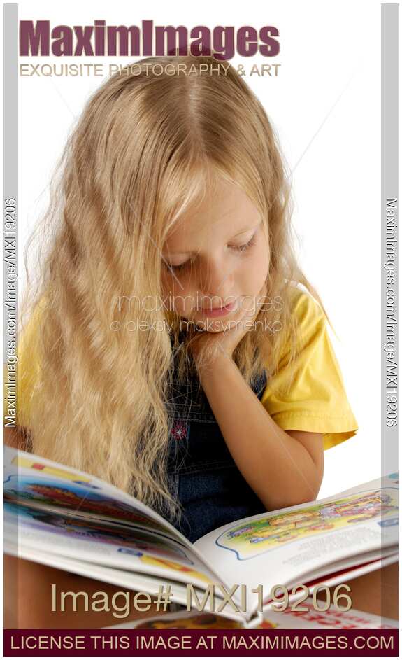 Child Reading a Book