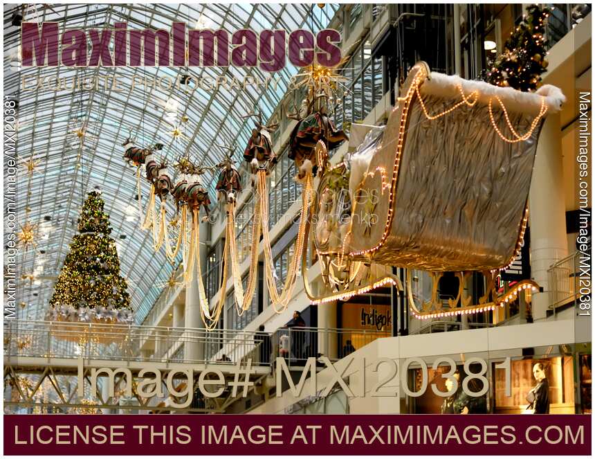 Christmas Decoration in a Shopping Mall