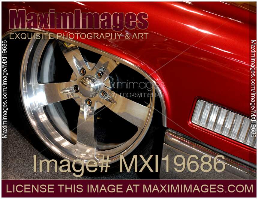 Chromed Car Wheel