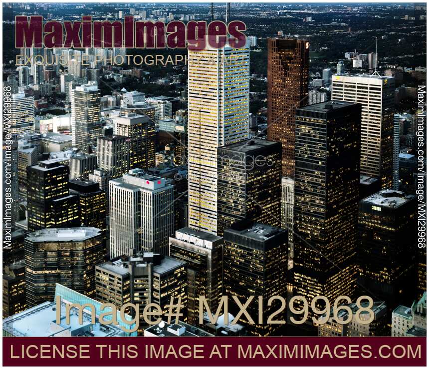 City of Toronto Downtown at Twilight