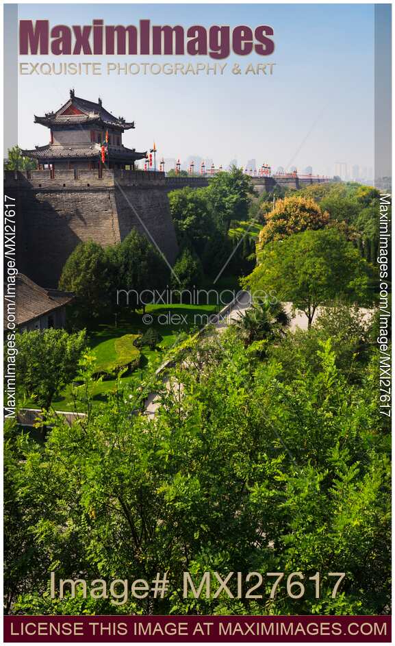 City wall in Xi'an China