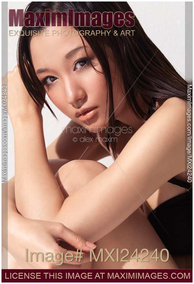 Closeup portrait of a beautiful young asian woman