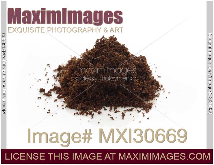 Coconut coir or Coco coir growing media closeup