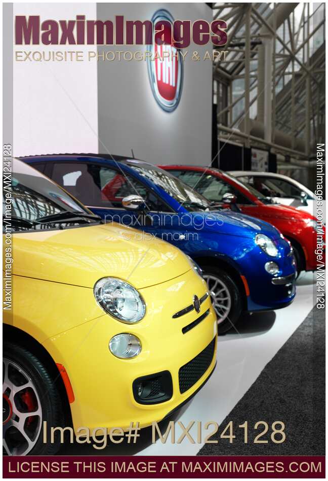 Colorful Fiat cars