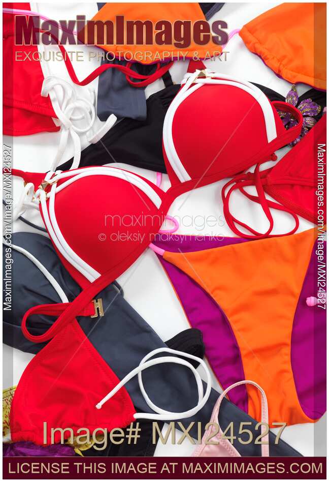 Colorful swimwear background