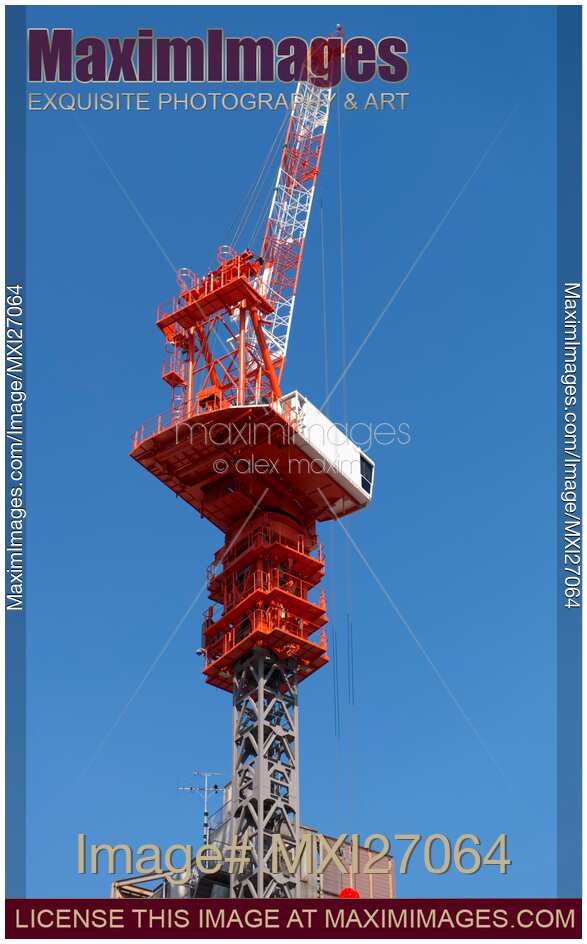 Construction crane in Japan