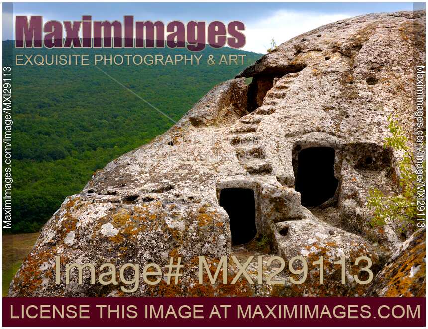 Crimean Mountains Eski-Karmen Ancient Dwelling