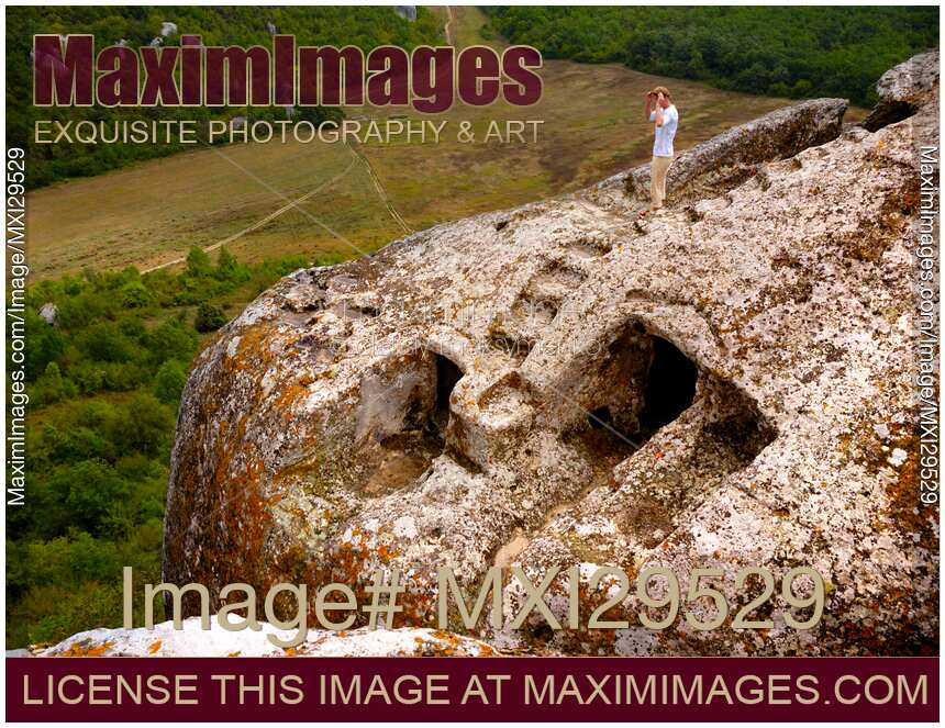 Crimean Mountains Eski-Karmen Ancient Dwelling