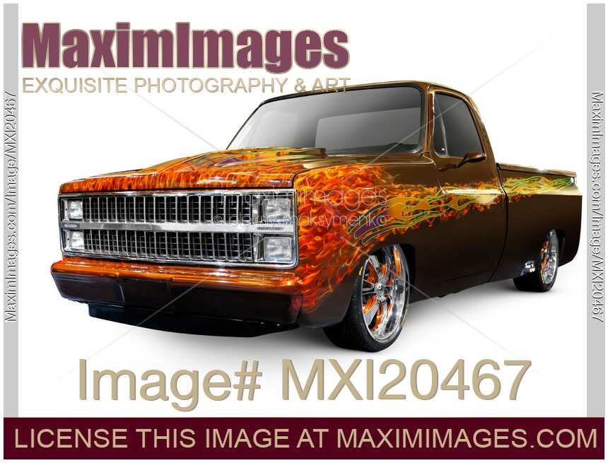 Custom Hot Rod Chevrolet Scotsdale pickup truck