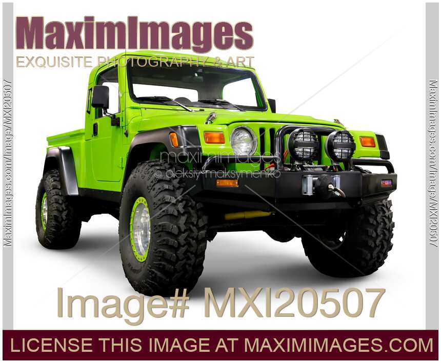 Custom Jeep Wrangler TJ pickup truck