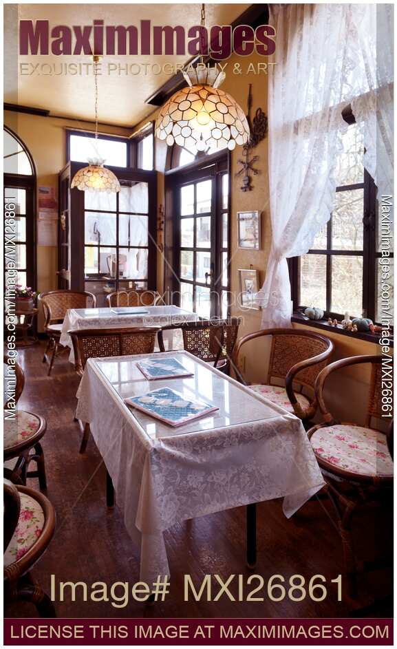 Cute cafe interior
