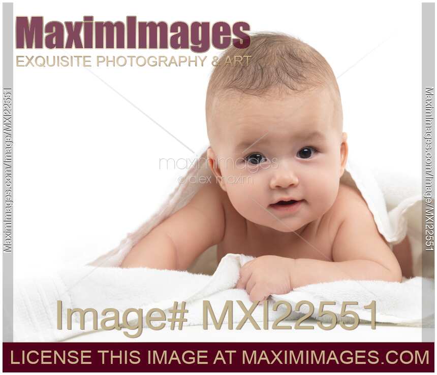 Cute Four Month Old Baby Boy