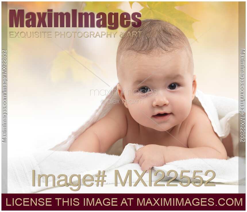 Cute Four Month Old Baby Boy