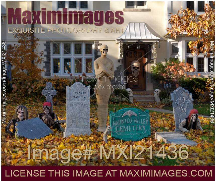 Decorated for Halloween House