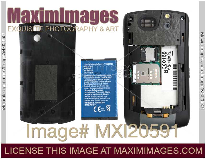 Disassembled BlackBerry 8310 Curve Smartphone