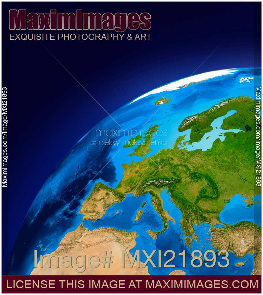 Earth Globe - Europe
