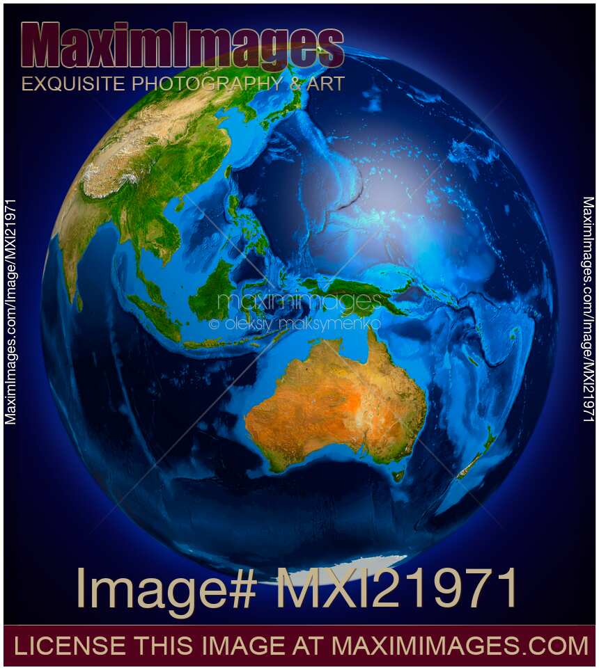 Earth Globe - Oceania