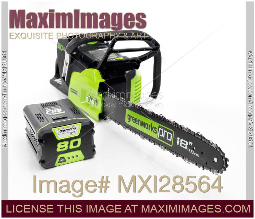Electric Cordless Chainsaw and Lithium Battery