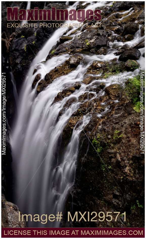 Englishman River Falls Provincial Park Waterfall scenery Vancouver Island
