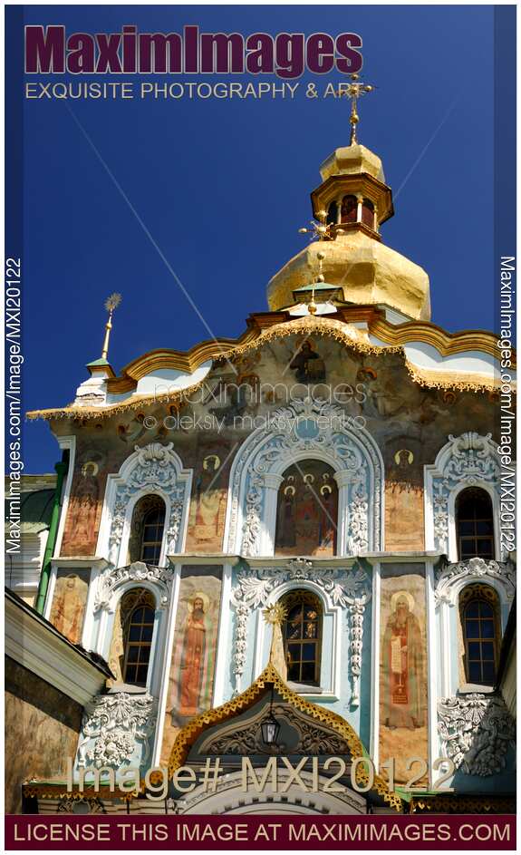 Entrance into Kiev-Pechersk Lavra Cave monastery in Ukraine