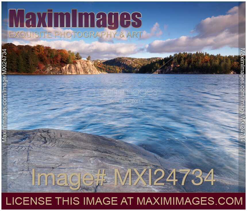 Fall nature landscape at Killarney Ontario