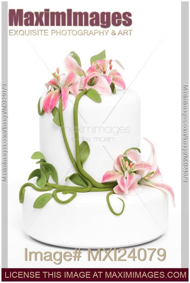 Fancy white cake