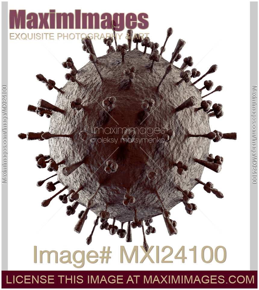 Flu virus Influenza A particle