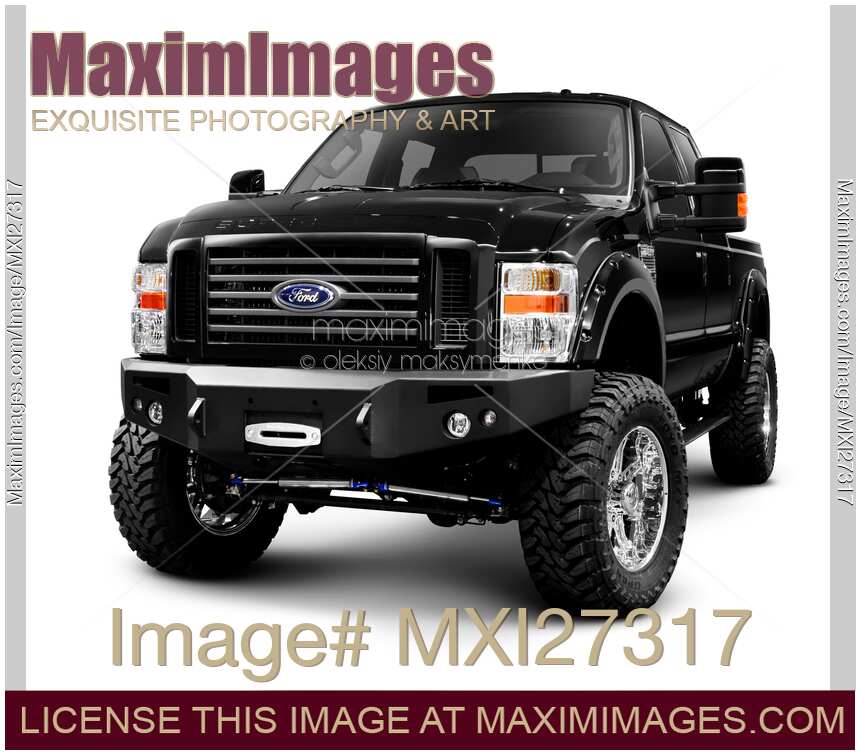 Ford F-250 Super Duty Truck Isolated on white