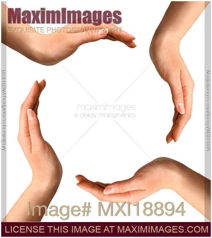 Four Hands Making a Circle